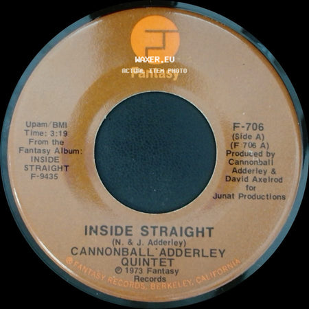 Cannonball Adderley Quintet - Inside Straight / Saudade side A
