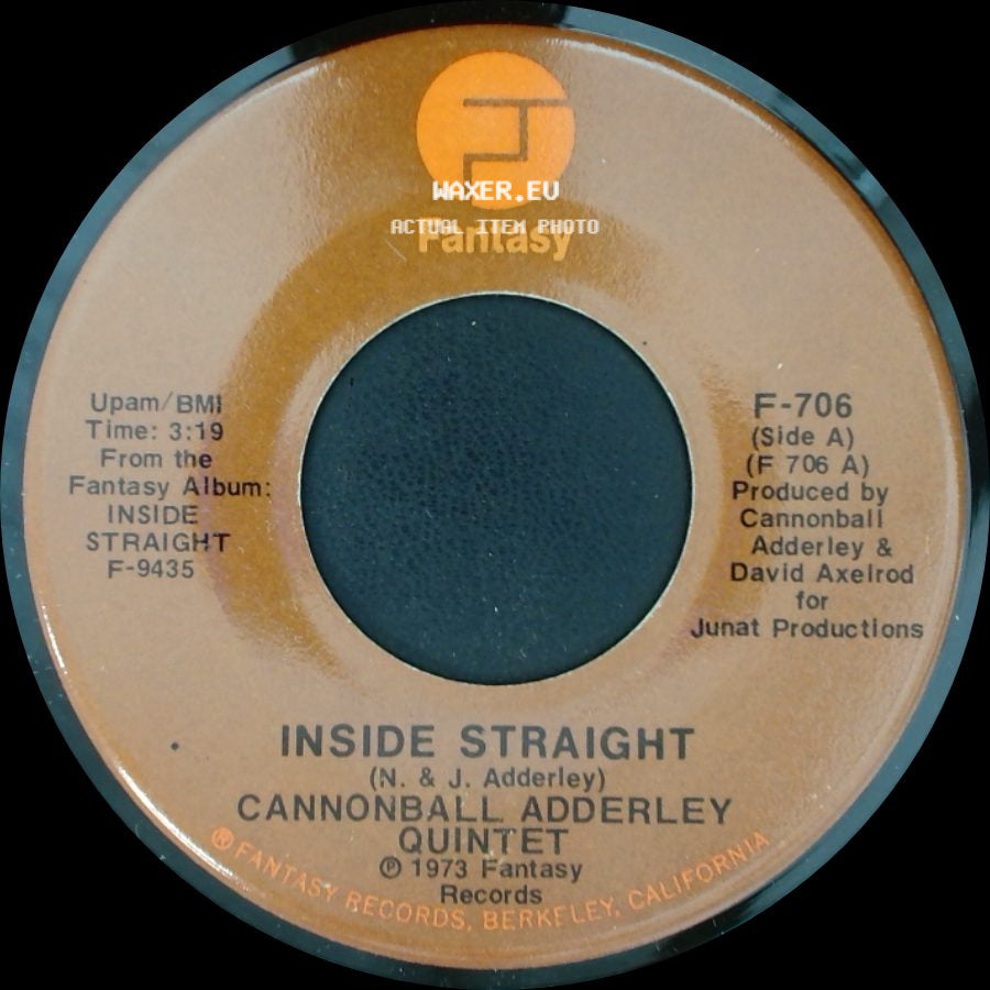 Cannonball Adderley Quintet - Inside Straight / Saudade side A
