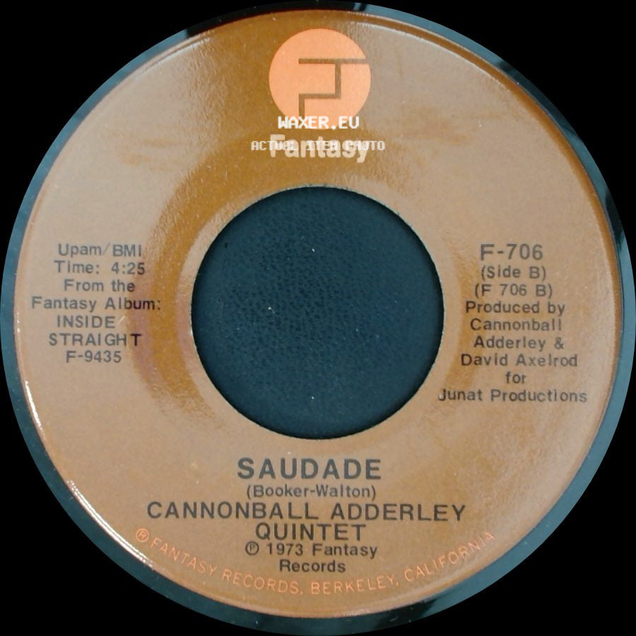 Cannonball Adderley Quintet - Inside Straight / Saudade side B