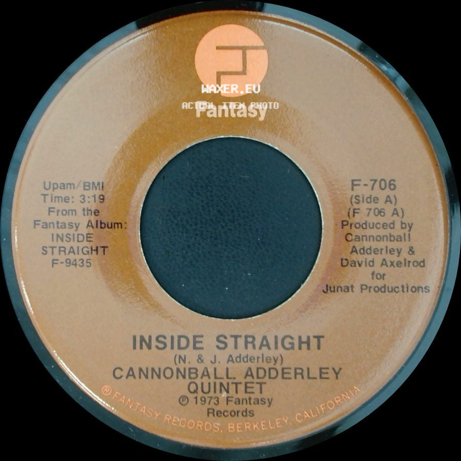 Cannonball Adderley Quintet - Inside Straight / Saudade side A