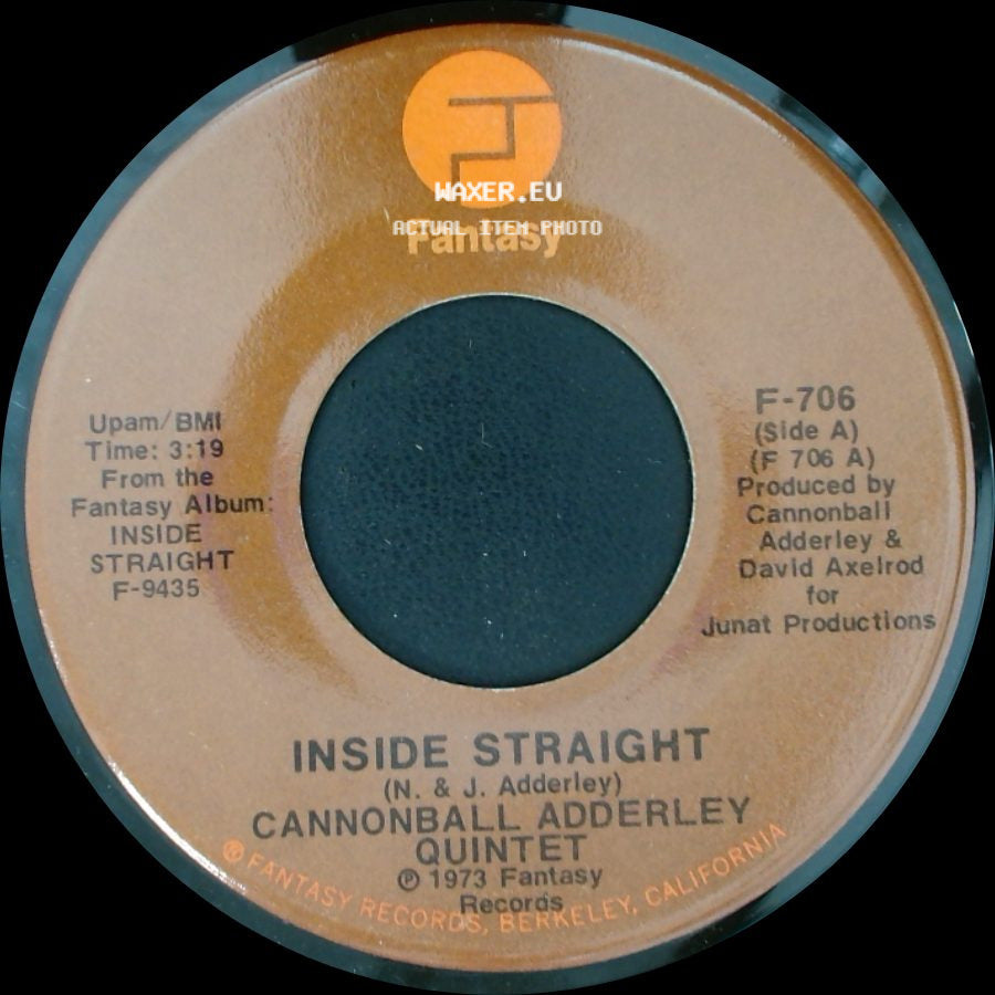 Cannonball Adderley Quintet - Inside Straight / Saudade side A