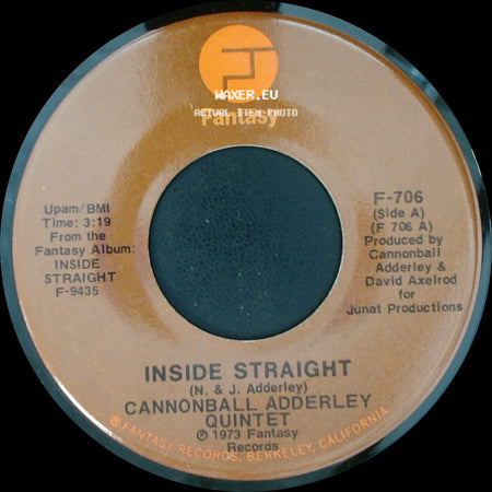 Cannonball Adderley Quintet - Inside Straight / Saudade side A