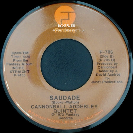 Cannonball Adderley Quintet - Inside Straight / Saudade side B