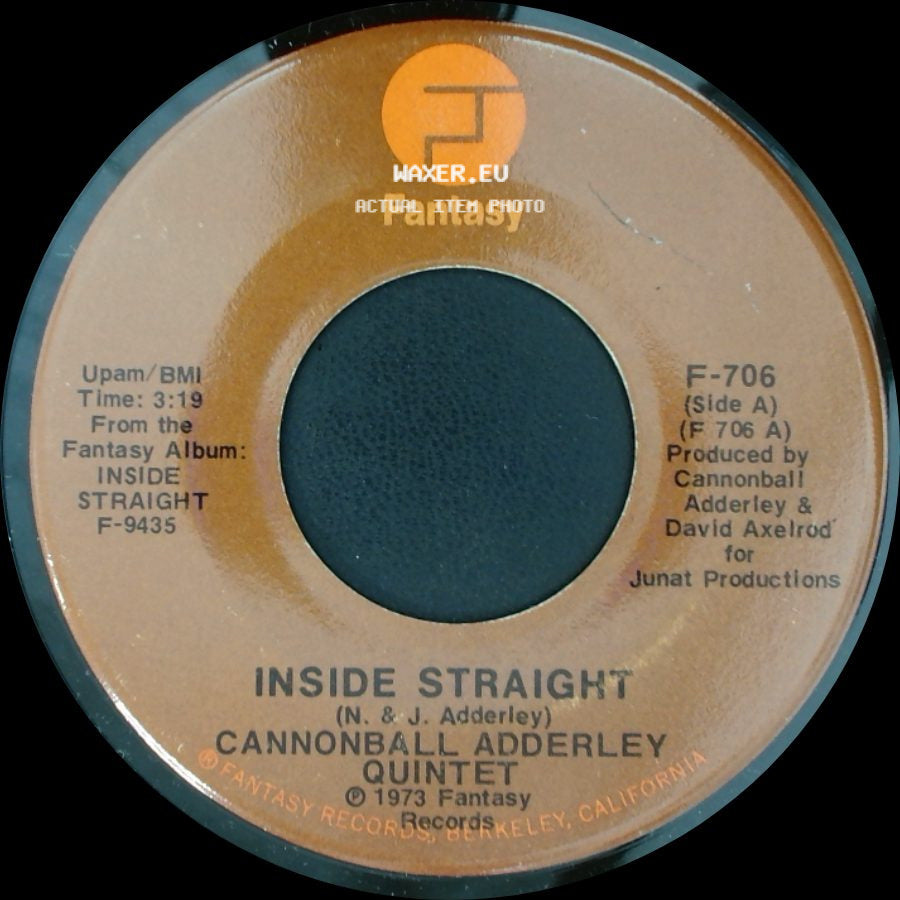 Cannonball Adderley Quintet - Inside Straight / Saudade side A
