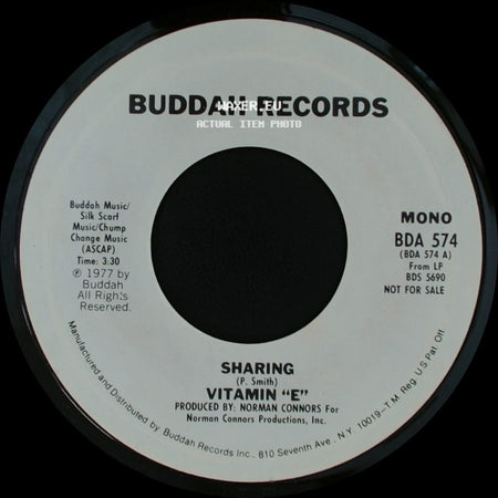Vitamin "E" - Sharing / Sharing side B