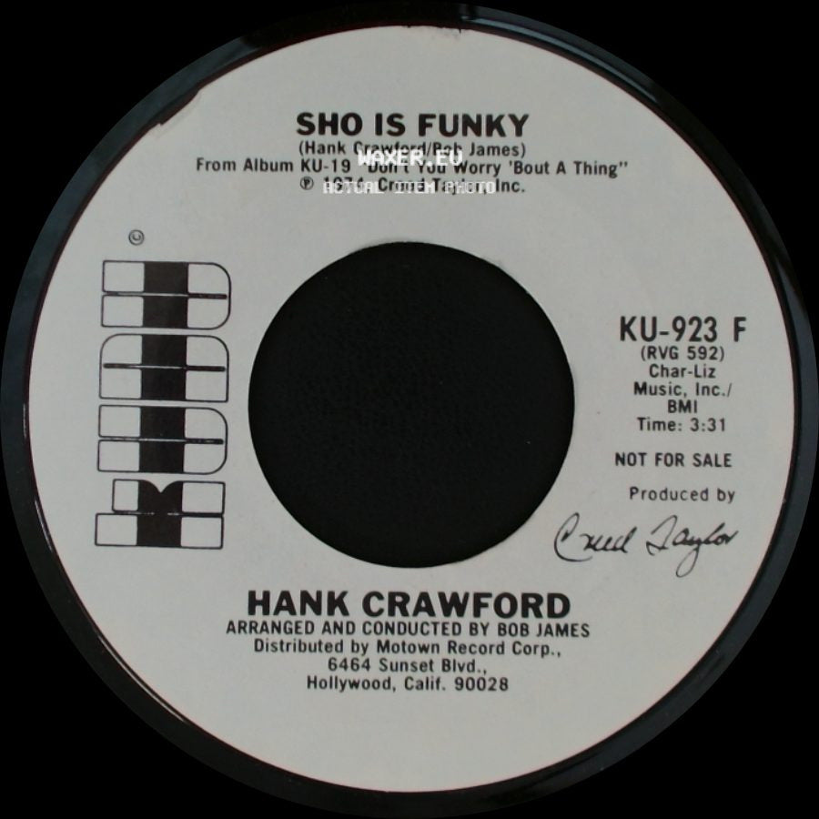 Hank Crawford - Sho Is Funky / Sho Is Funky side B