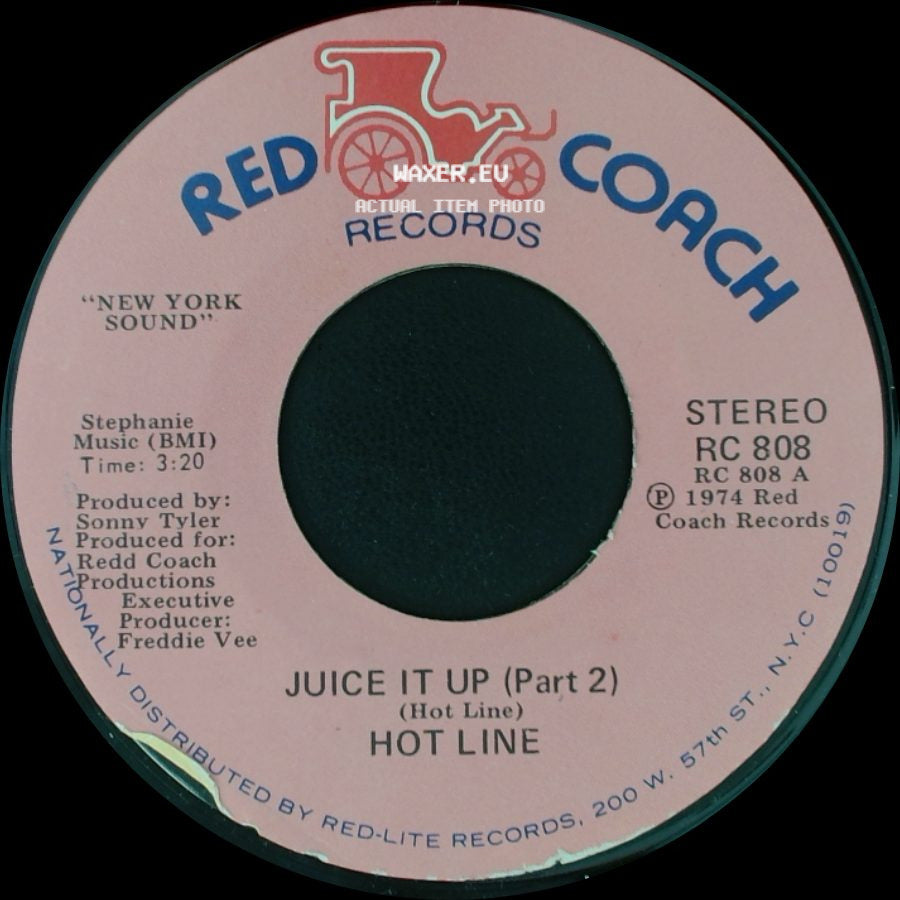 Hot Line - Juice It Up (Part 1) / Juice It Up (Part 2) side B
