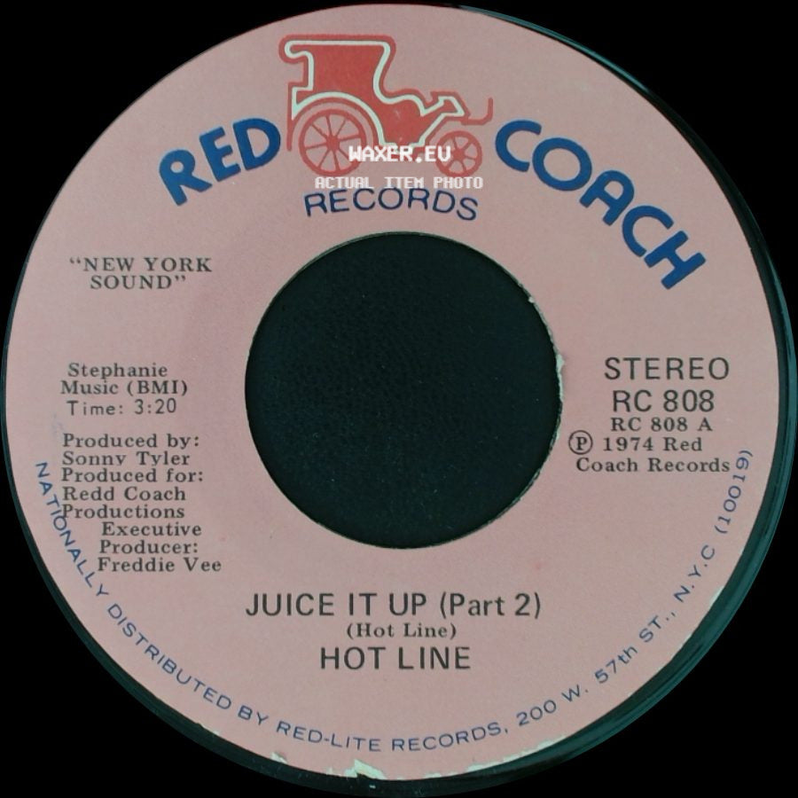 Hot Line - Juice It Up (Part 2) (Hot Line) Hot Line / Juice It Up (Part 1) side A