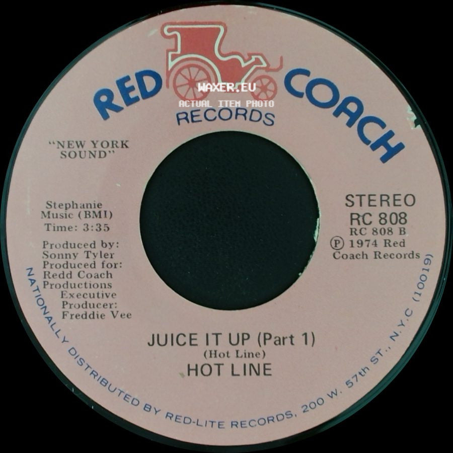 Hot Line - Juice It Up (Part 2) (Hot Line) Hot Line / Juice It Up (Part 1) side B