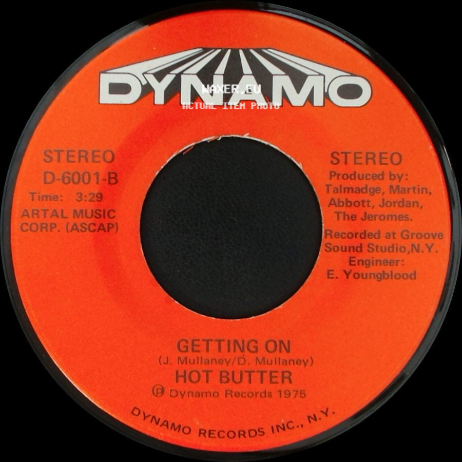 Hot Butter - Getting Off / Getting On side B