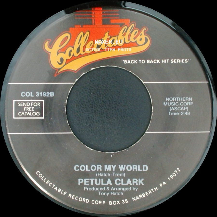 Petula Clark - Color My World / Round Every Corner side A