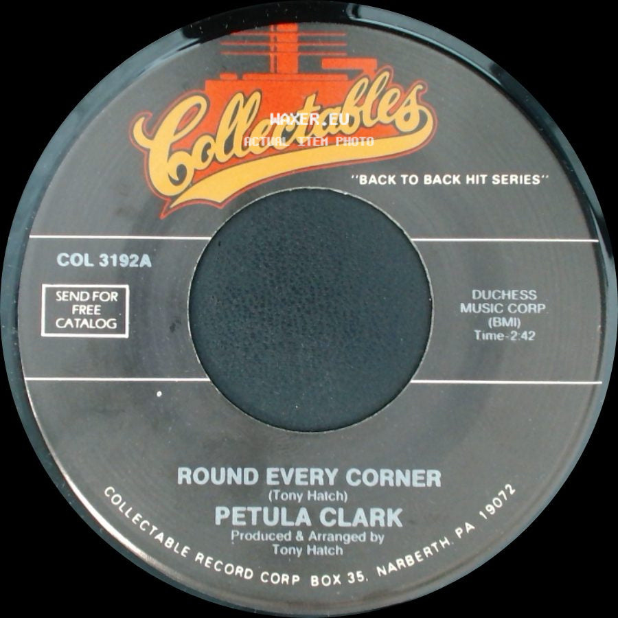 Petula Clark - Round Every Corner / Color My World side A