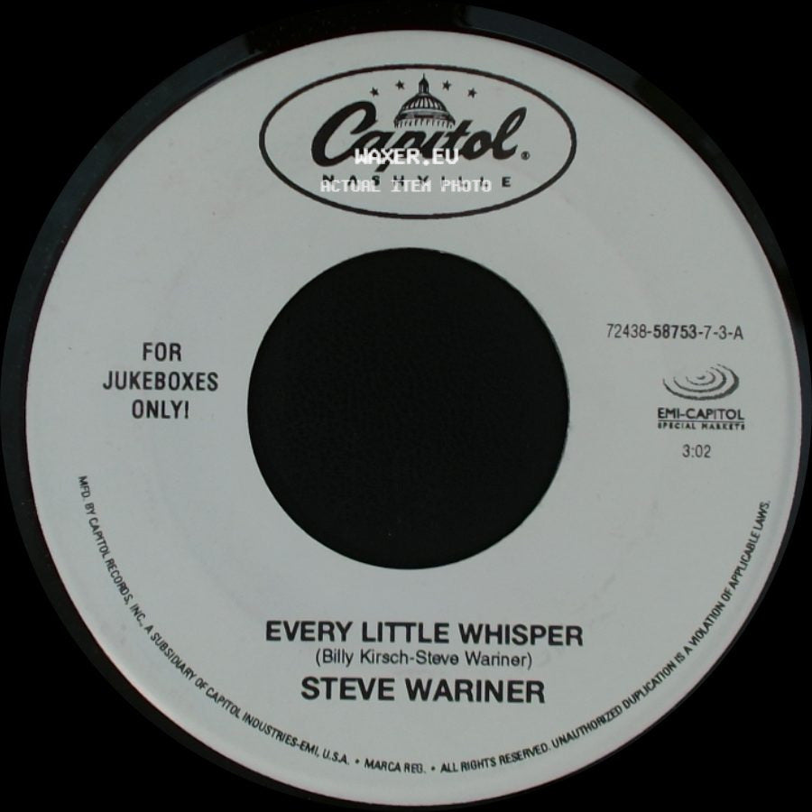 Steve Wariner - Every Little Whisper / Love Me Like You Love Me side A