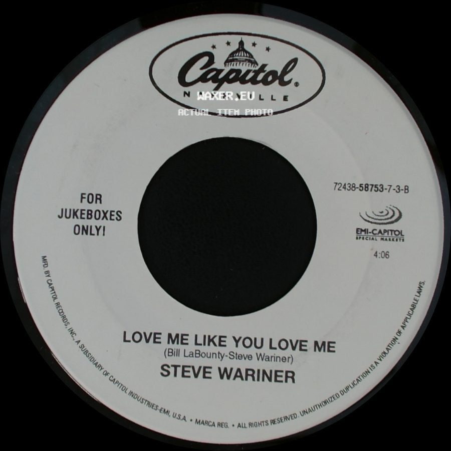 Steve Wariner - Every Little Whisper / Love Me Like You Love Me side B