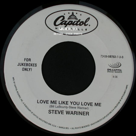 Steve Wariner - Every Little Whisper / Love Me Like You Love Me side B