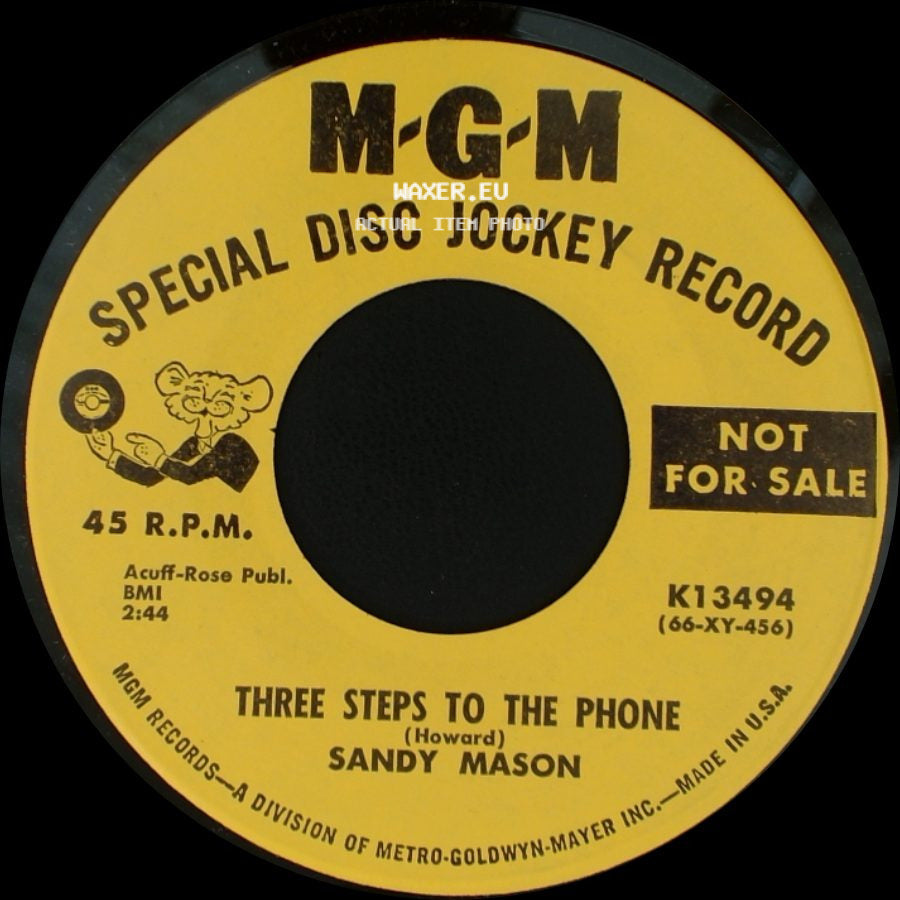 Sandy Mason - The Worst Mistake / Three Steps To The Phone side B