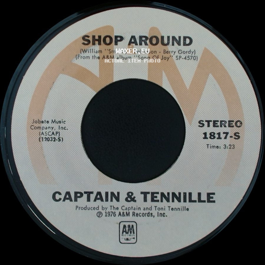Captain & Tennille - Butterscotch Castle / Shop Around side B