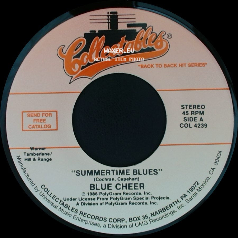Blue Cheer / Five Man Electrical Band - Summertime Blues / Signs side A