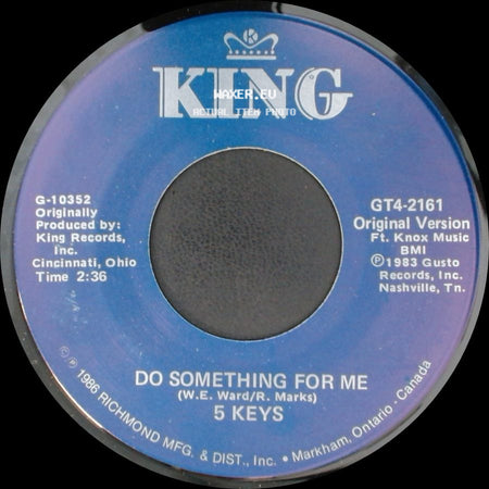 5 Keys - Do Something For Me / Dream On side A