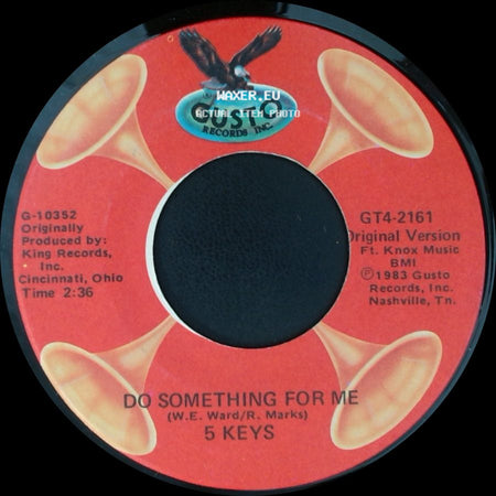 5 Keys - Dream On / Do Something For Me side B
