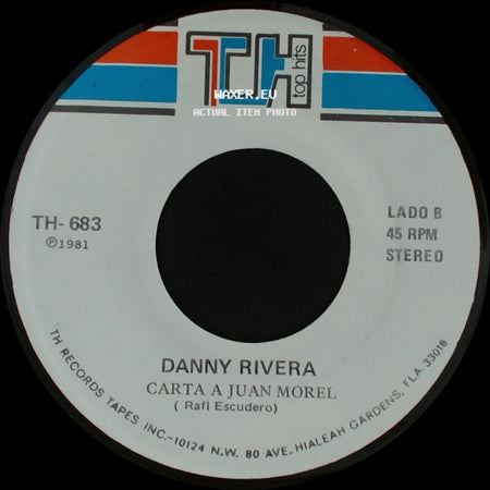 Danny Rivera - Margarita / Carta A Juan Morel side B