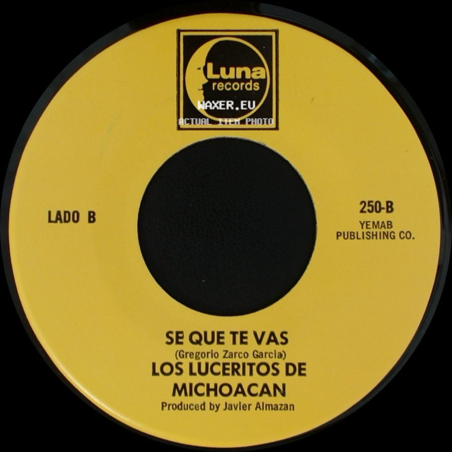 Los Luceritos De Michoacan - Flor De Las Flores / Se Que Te Vas side B