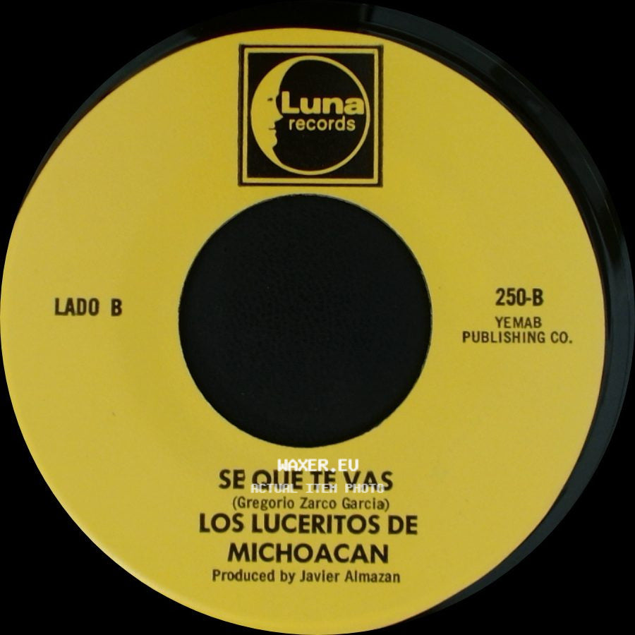 Los Luceritos De Michoacan - Flor De Las Flores / Se Que Te Vas side B