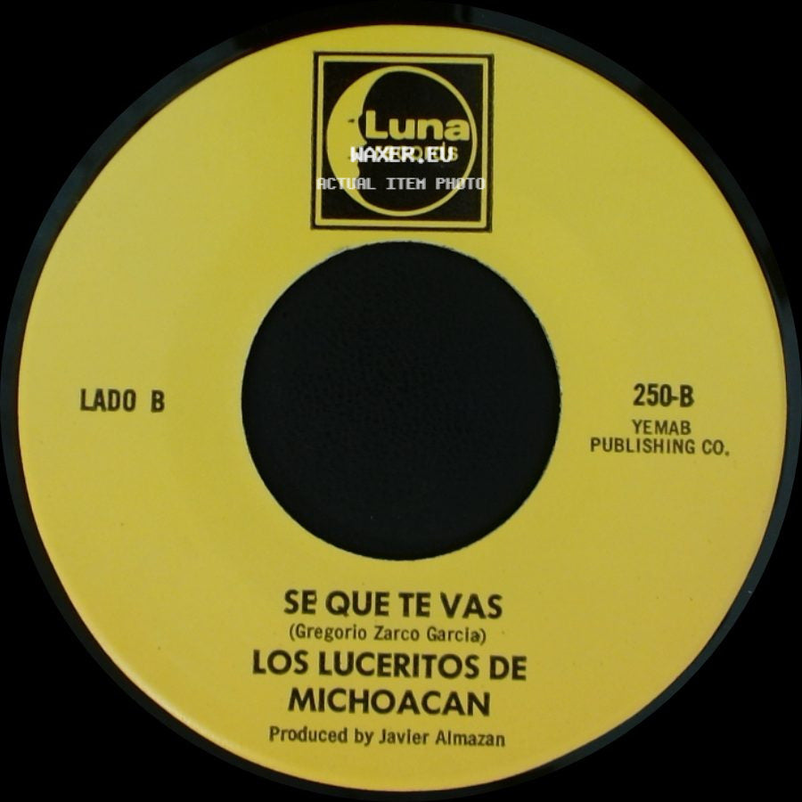 Los Luceritos De Michoacan - Flor De Las Flores / Se Que Te Vas side B