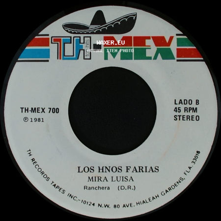 Los Hnos Farias - Las Seis Mancornadas / Mira Luisa side B