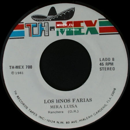 Los Hnos Farias - Las Seis Mancornadas / Mira Luisa side B