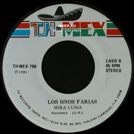 Los Hnos Farias - Las Seis Mancornadas / Mira Luisa side B