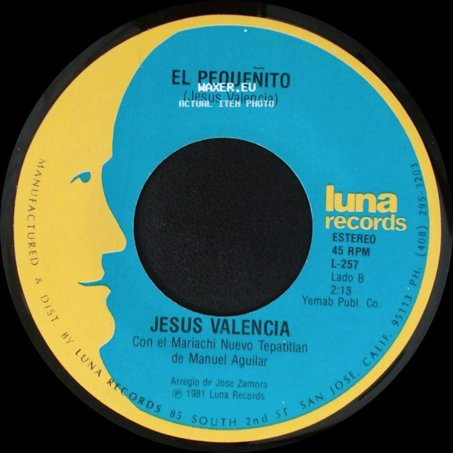 Jesus Valencia - Pajarillo Pajarillo / El Pequeñito side B