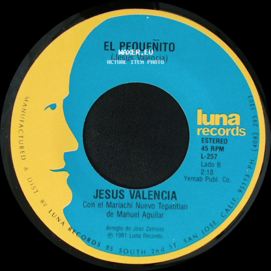 Jesus Valencia - Pajarillo Pajarillo / El Pequenito side B