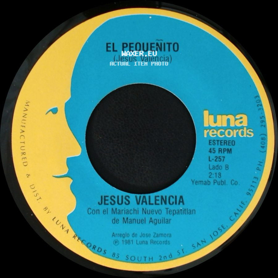 Jesus Valencia - Pajarillo Pajarillo / El Pequeñito side B