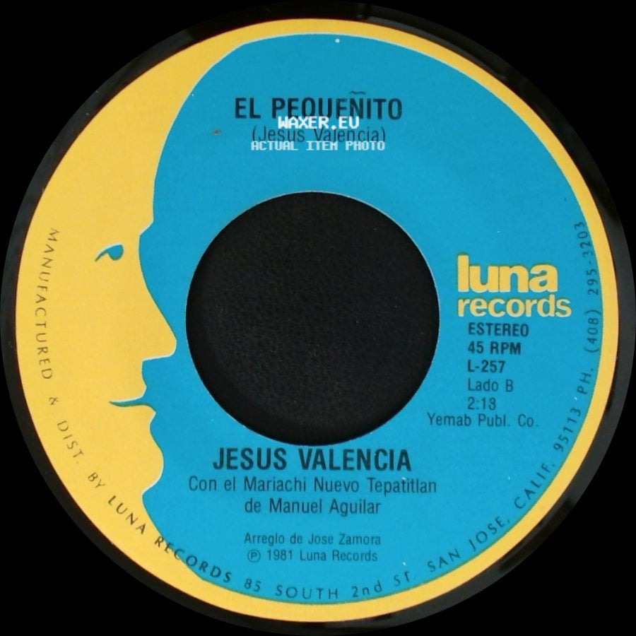 Jesus Valencia - Pajarillo Pajarillo / El Pequeñito side B