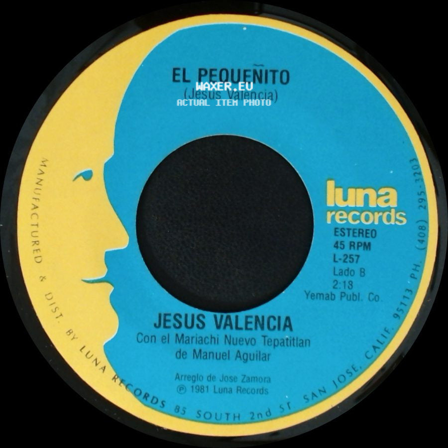 Jesus Valencia - Pajarillo Pajarillo / El Pequeñito side B