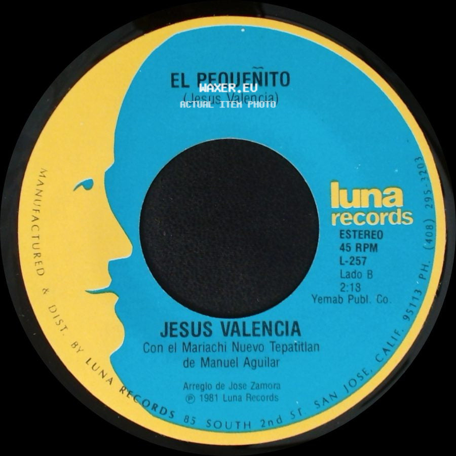 Jesus Valencia - Pajarillo Pajarillo / El Pequeñito side B