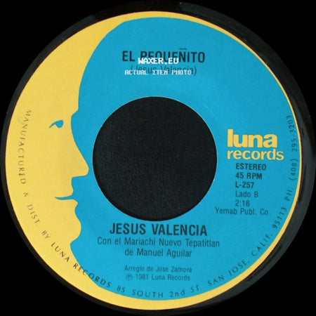 Jesus Valencia - Pajarillo Pajarillo / El Pequeñito side B