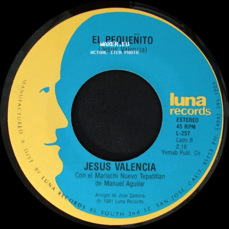 Jesus Valencia - Pajarillo Pajarillo / El Pequeñito side B