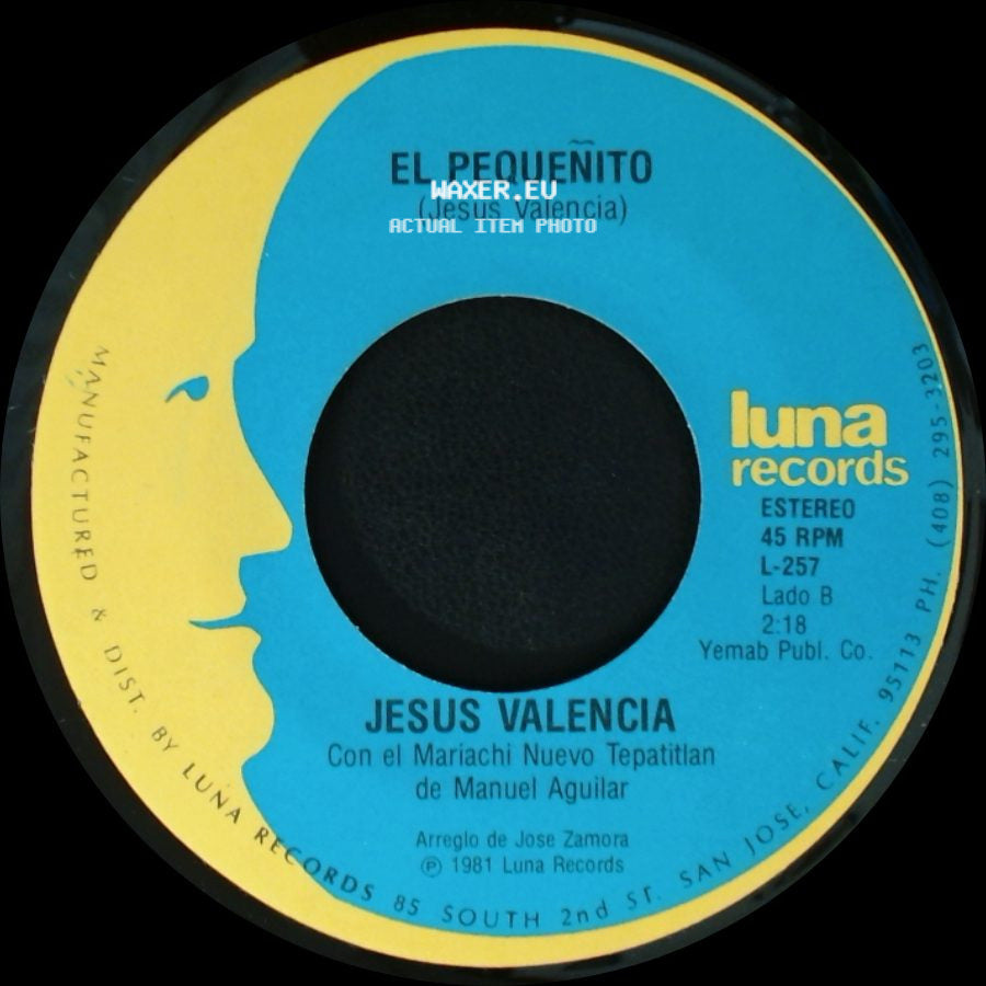 Jesus Valencia - Pajarillo Pajarillo / El Pequeñito side B