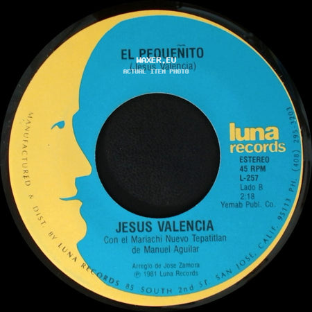 Jesus Valencia - Pajarillo Pajarillo / El Pequeñito side B