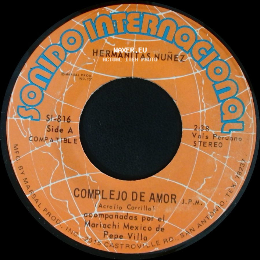 Hermanitas Nuñez - Complejo De Amor / Quedate J.P.M. side A