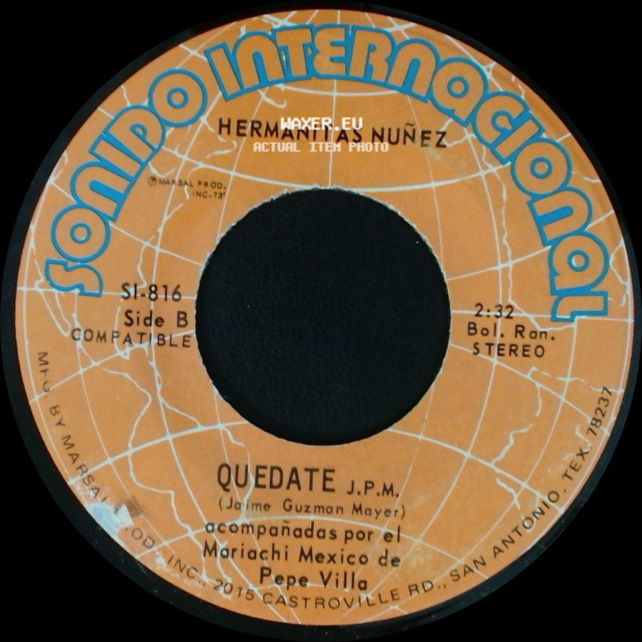 Hermanitas Nuñez - Complejo De Amor / Quedate J.P.M. side B