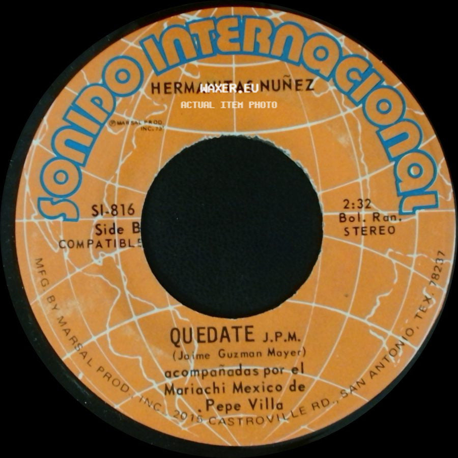Hermanitas Nuñez - Complejo De Amor / Quedate side B
