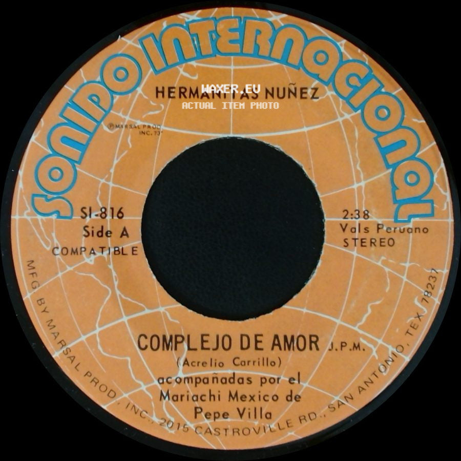 Hermanitas Nuñez - Complejo De Amor / Quedate side A