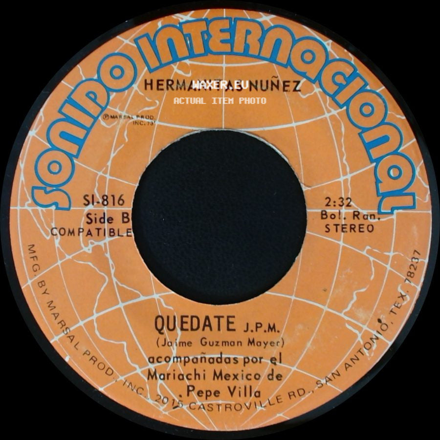 Hermanitas Nuñez - Complejo De Amor / Quedate side B