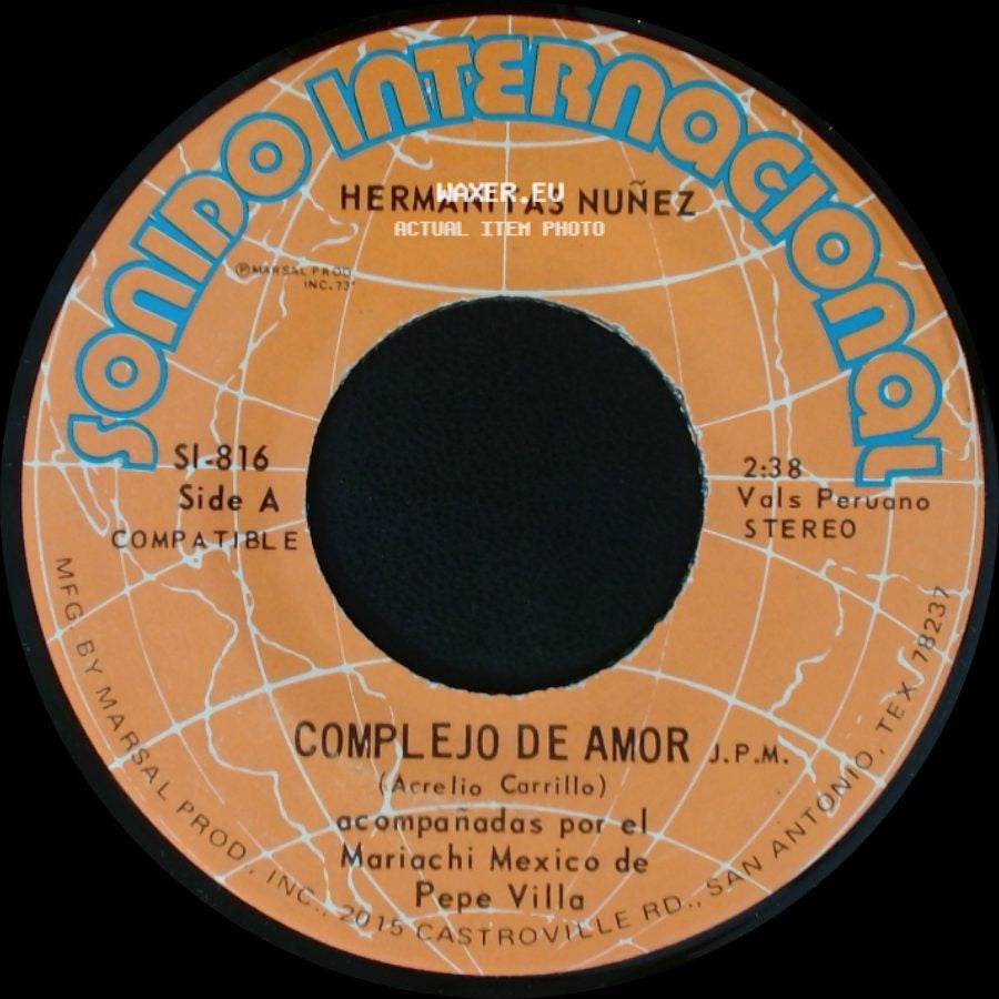 Hermanitas Nuñez - Complejo De Amor / Quedate side A