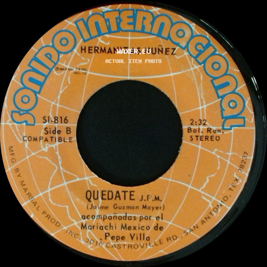 Hermanitas Nuñez - Complejo De Amor / Quedate side B