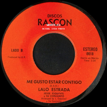 Jesse Esquivel Y Su Conjunto / Lalo Estrada Jesse Esquivel Y Su Conjunto - La Cobra / Me Gusto Estar Contigo side B