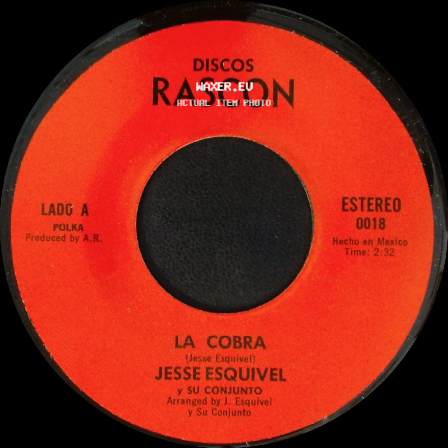 Jesse Esquivel Y Su Conjunto / Lalo Estrada - La Cobra / Me Gusto Estar Contigo side A
